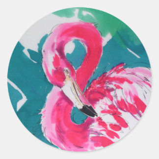 Hot Flamingo Pink Sticker