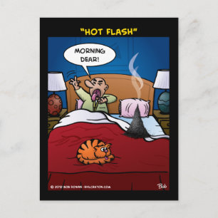 "Hot Flash" Postcard