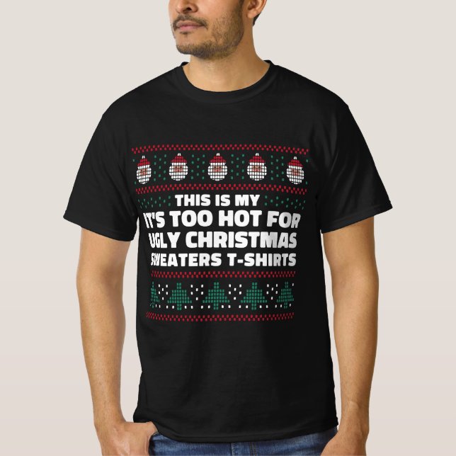 HOT FOR UGLY CHRISTMAS SWEATER (Front)