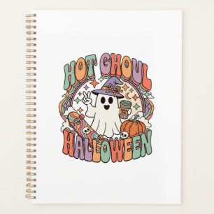 Hot Ghoul Halloween Ghost Witch Hat Skateboard Planner