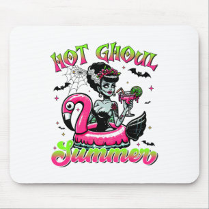 Hot Ghoul Summer Halloween Beach Vibes Aesthetic  Mouse Pad