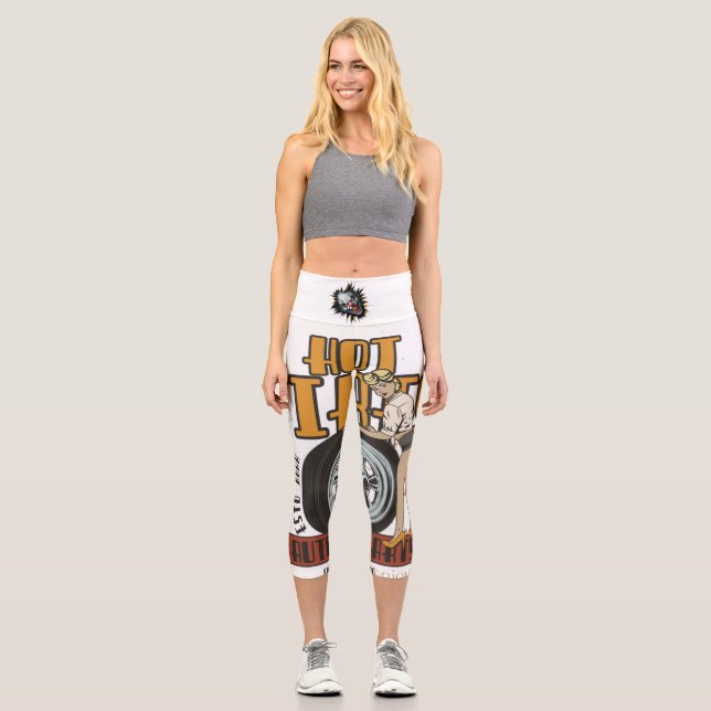Hot girl  capri leggings (Front)