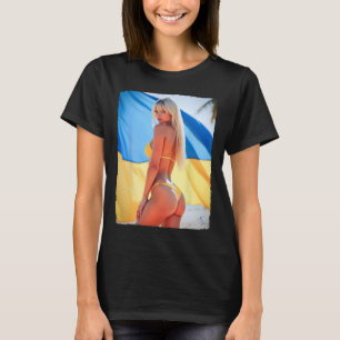 Hot Girl On Shirt For Men - Y Booty Model Ukraine