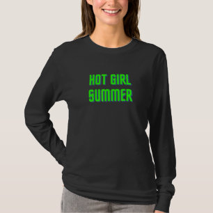 Hot Girl Summer Bright Green T-Shirt