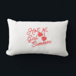 Hot Girl Summer Lumbar Cushion<br><div class="desc">Summer Is Coming
Front and Back design</div>