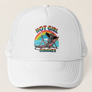 Hot Girl Summer - Skeleton Beach Vibe Trucker Hat