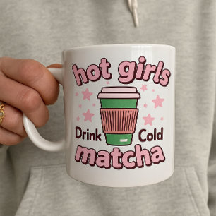 Hot Girls drink Matcha Mug Matcha Coffee Mugs