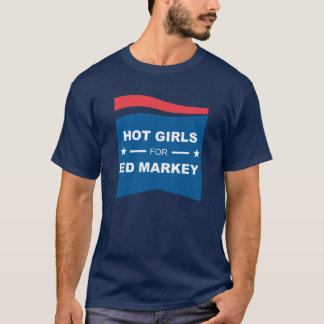 Hot Girls for Ed Markey Oversized T-Shirt