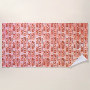 Hot Girls Read Books Beach Towel