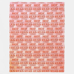 Hot Girls Read Books Fleece Blanket