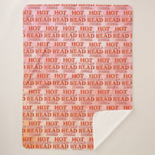 Hot Girls Read Books Sherpa Blanket
