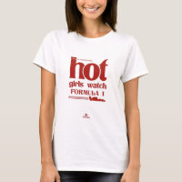 Hot Girls Watch Formula 1 – Bold Minimalist Poster