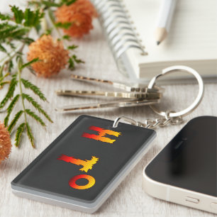 Hot   Global Warming Key Ring