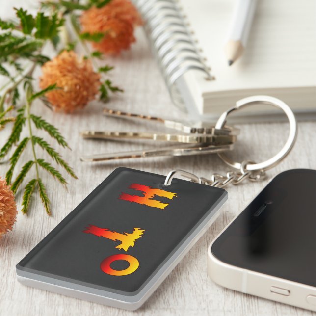 Hot | Global Warming Key Ring (Front Right)