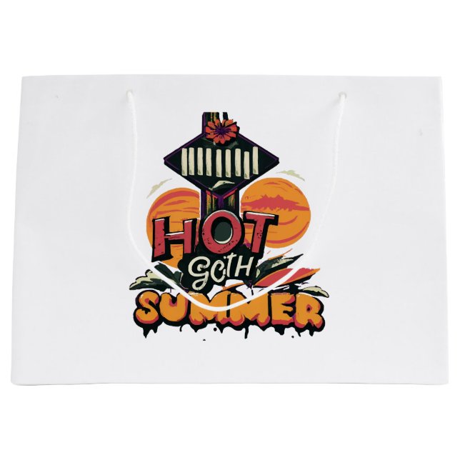 Hot Goth Summer Chic  Large Gift Bag (Front)