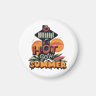 Hot Goth Summer Chic Magnet