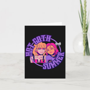 Hot goth summer _ Goth _ y2k _ Gothic Card
