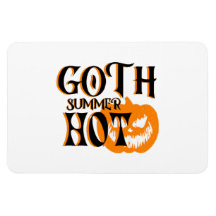Hot Goth Summer-Horror Smiling Pumpkin Magnet
