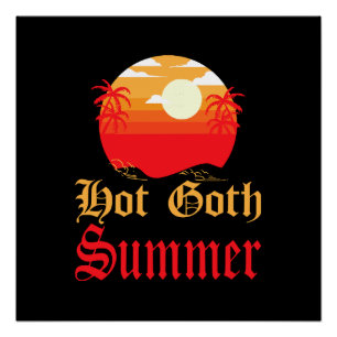 hot goth summer poster