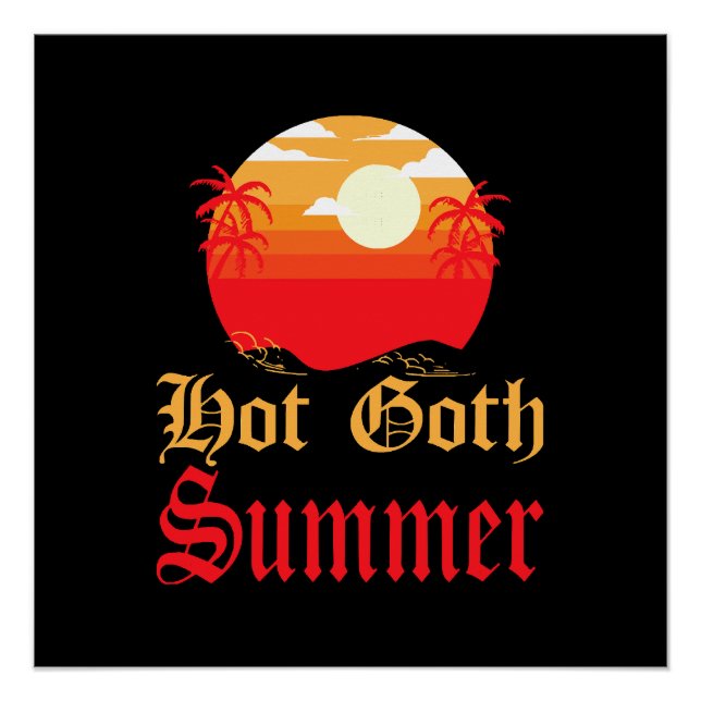 hot goth summer  poster (Front)