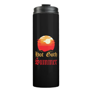 hot goth summer thermal tumbler