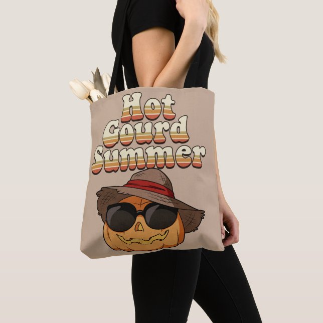 Hot Gourd Summer Tote Bag (Close Up)