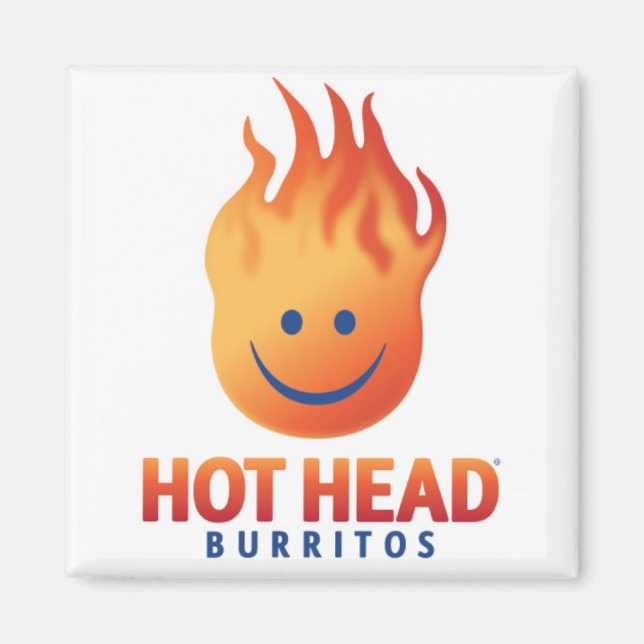 Hot Head Burritos Magnet (Front)