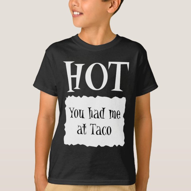 HOT - Hot Packet Halloween Taco Costume 1 T-Shirt (Front)