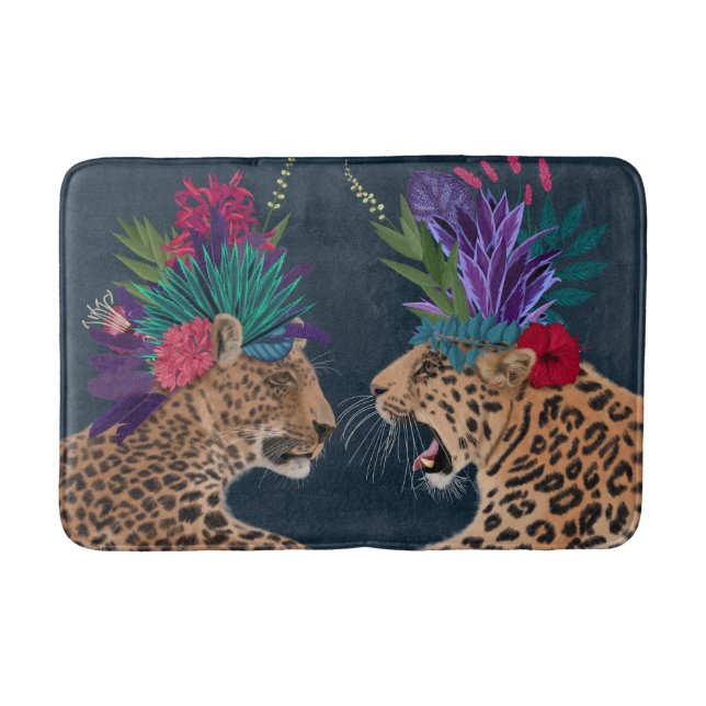 Hot House Leopards | A Couple Bath Mat (Front)