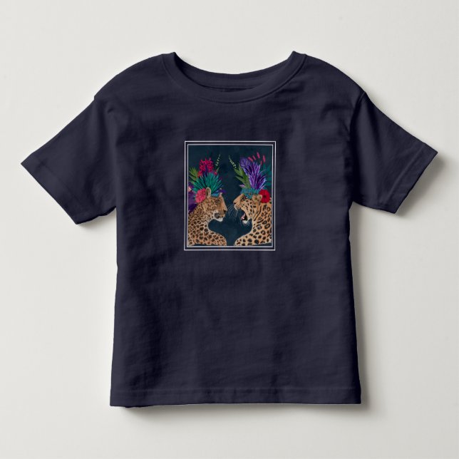 Hot House Leopards | A Couple Toddler T-Shirt (Front)