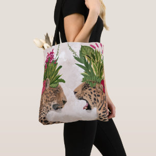 Hot House Leopards A Pair Tote Bag
