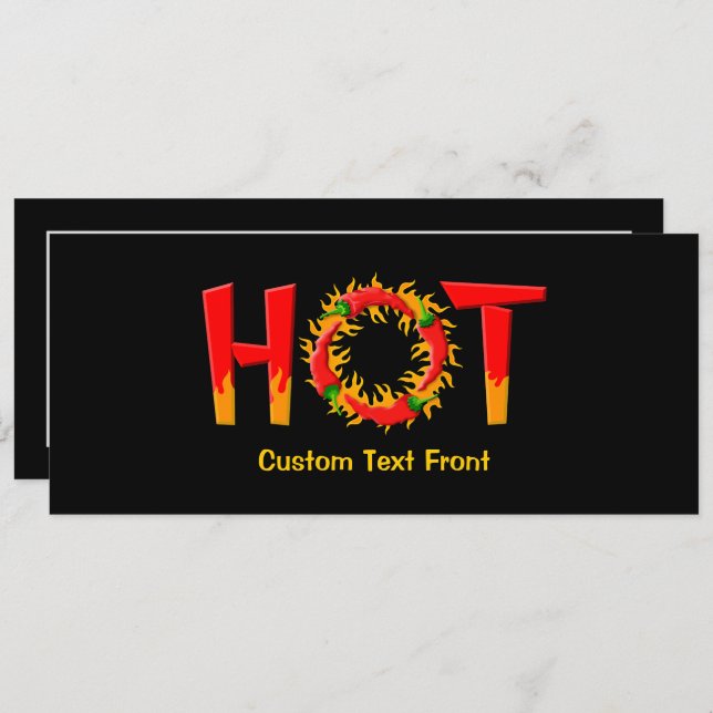 HOT INVITATION (Front/Back)