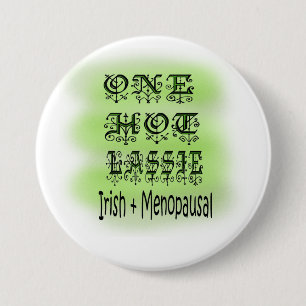 Hot Irish Lassie Button  by Brownielocks