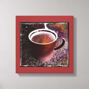 Hot Java Time Stretched Canvas Print