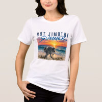 Hot Jimothy Summer Funny Racoon Beach Vintage