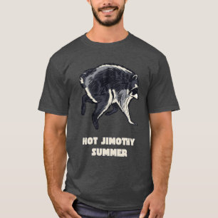 Hot Jimothy Summer Funny Racoon Meme Animal T-Shirt