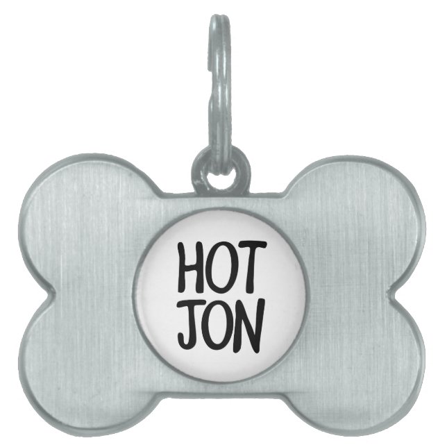 HOT JON PET TAG (Front)