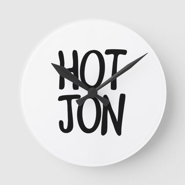 HOT JON ROUND CLOCK (Front)
