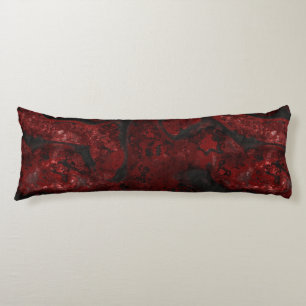 Hot Lava and Ash Stone Abstract Body Cushion