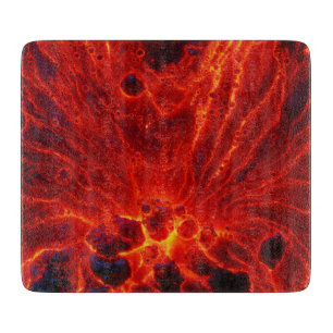 Hot Lava Surface (Style 2) Oil Painting Cutting Board