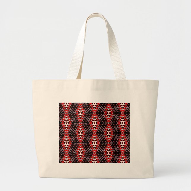 Hot Leaves Large Tote Bag (Front)