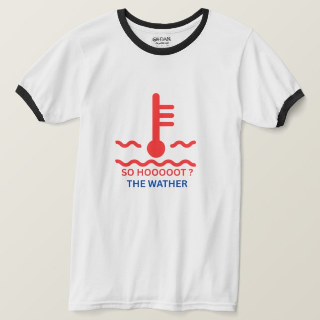 Hot  Light  Warning Shirt (Design Front)