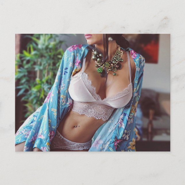 ㋡ ㋛ ☺ Hot ! Lingerie Model photo postcard ㋡ ㋛ ☺ (Front)