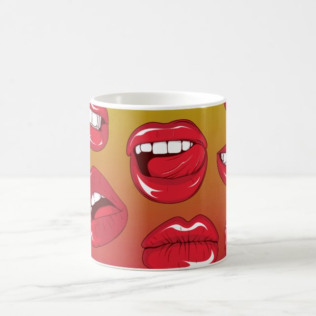 Hot Lips Coffee Mug (Center)