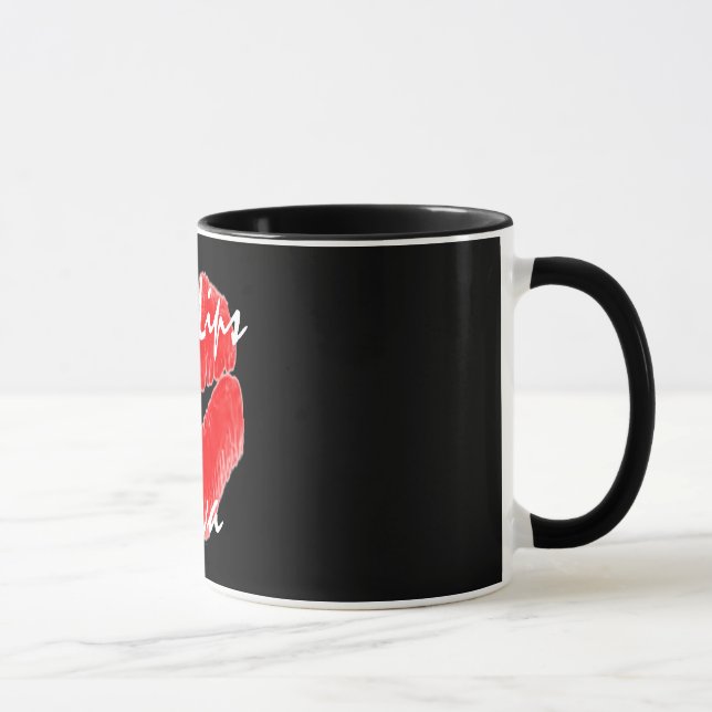 "Hot Lips Diva "  Mug - Customisable (Right)