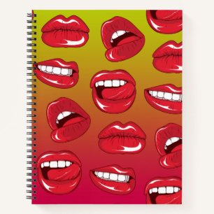Hot Lips Notebook
