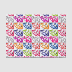 Hot Lips Pop Art Tissue Paper