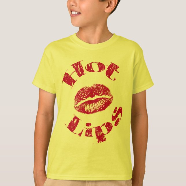 Hot Lips, Red Lips T-Shirt (Front)