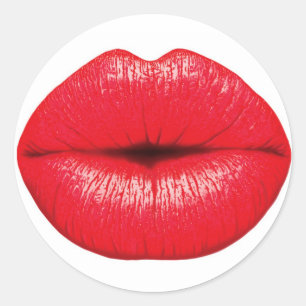 Hot lips stickers