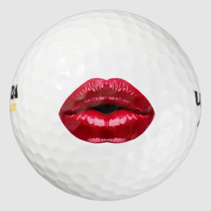Hot Lips Style Golf Balls